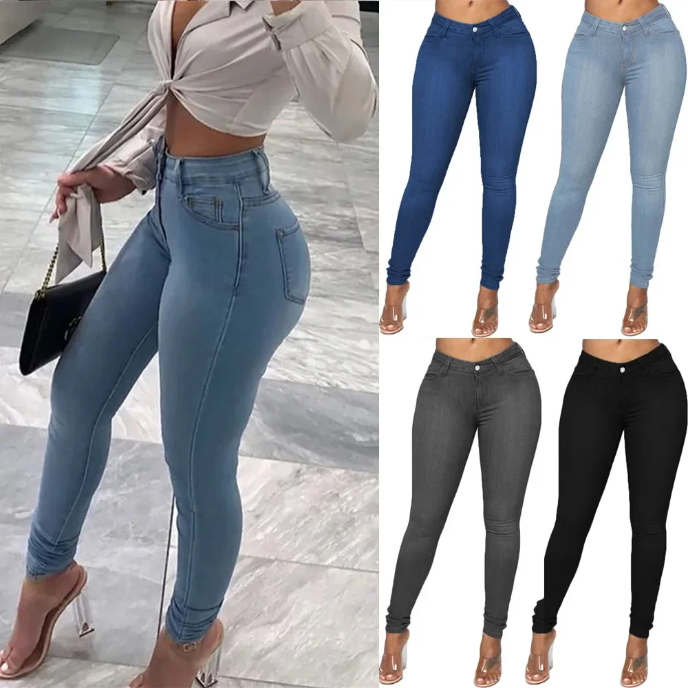 Sexy Women Pencil Jeans Denim Pants Butt Lifting Style – AliExpress
