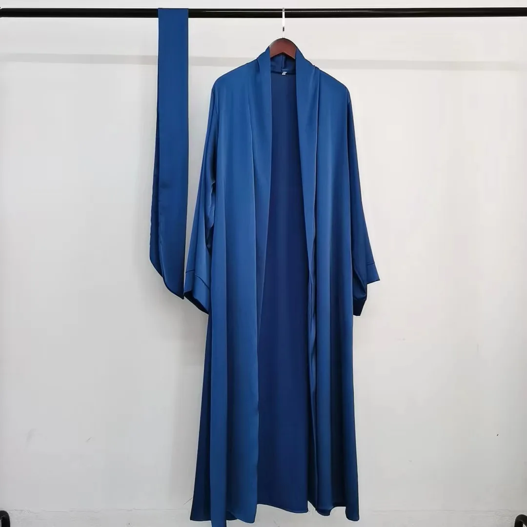 Muslim Lady Open Abaya Long Cardigans Spring Summer Islamic Ethnic Clothing Women Arabic Kimono Classical Kaftan Black S-XXL – AliExpress 200000345