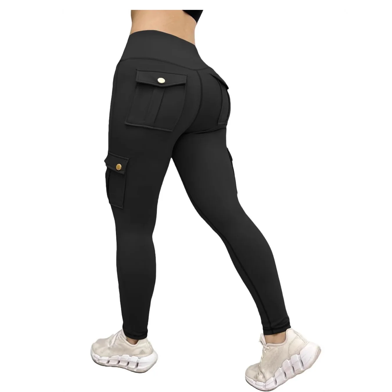 Women Pockets Gym Leggings High Waist Fashion Fitness Pants Skinny Stretch Outdoors Comfortable Sport Leggings – AliExpress