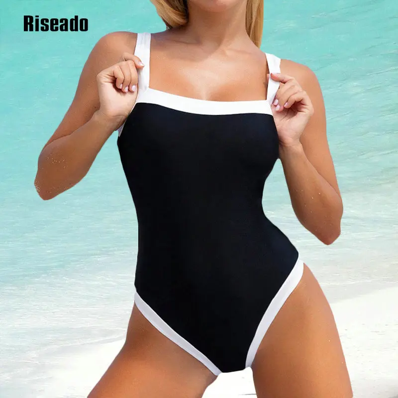 Riseado 2025 New Trend Women Sexy Tummy Control One Piece Swimsuit Retro Bathing Suit – AliExpress